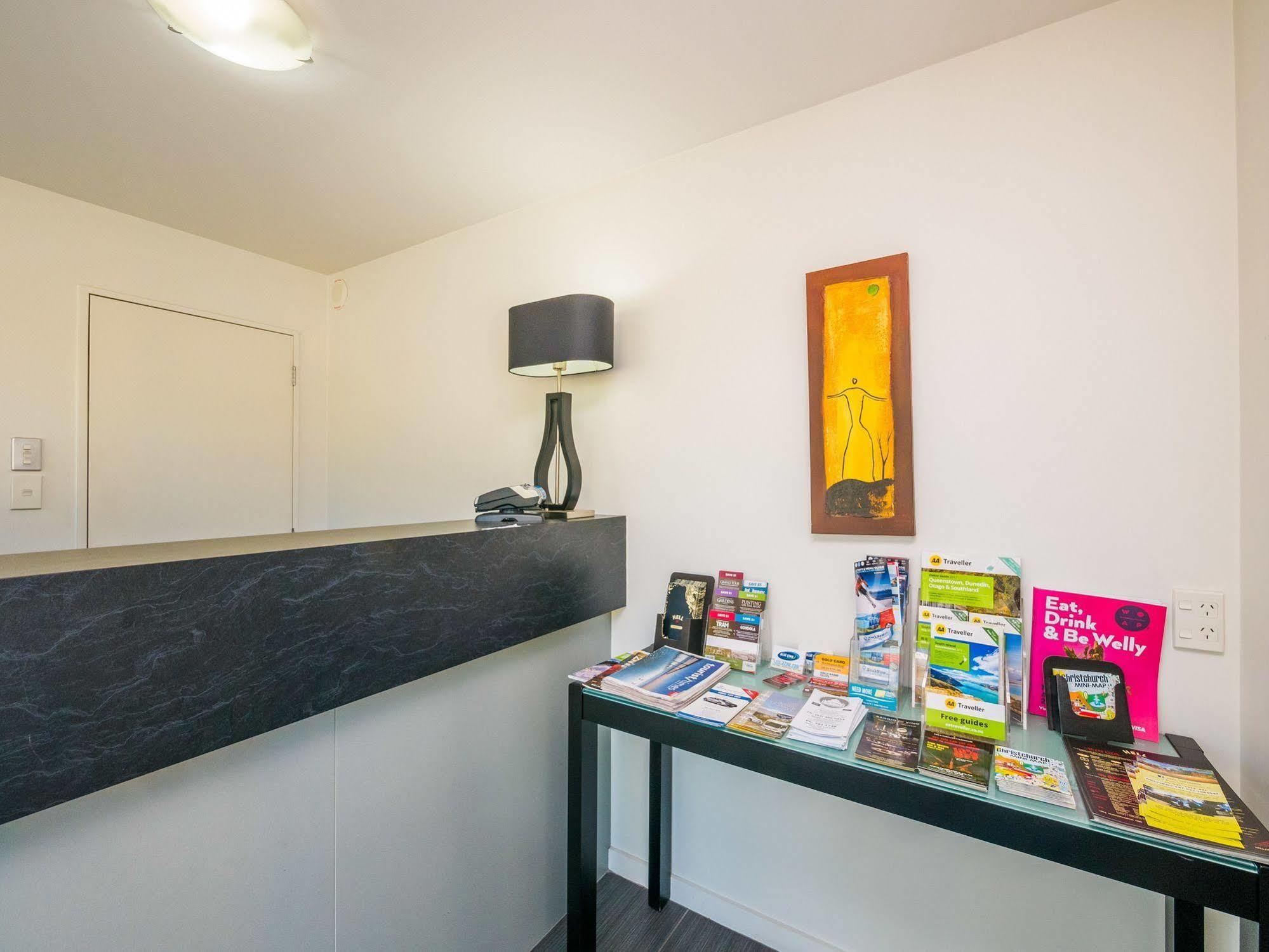 Bellano Motel Suites Christchurch Ngoại thất bức ảnh Reception