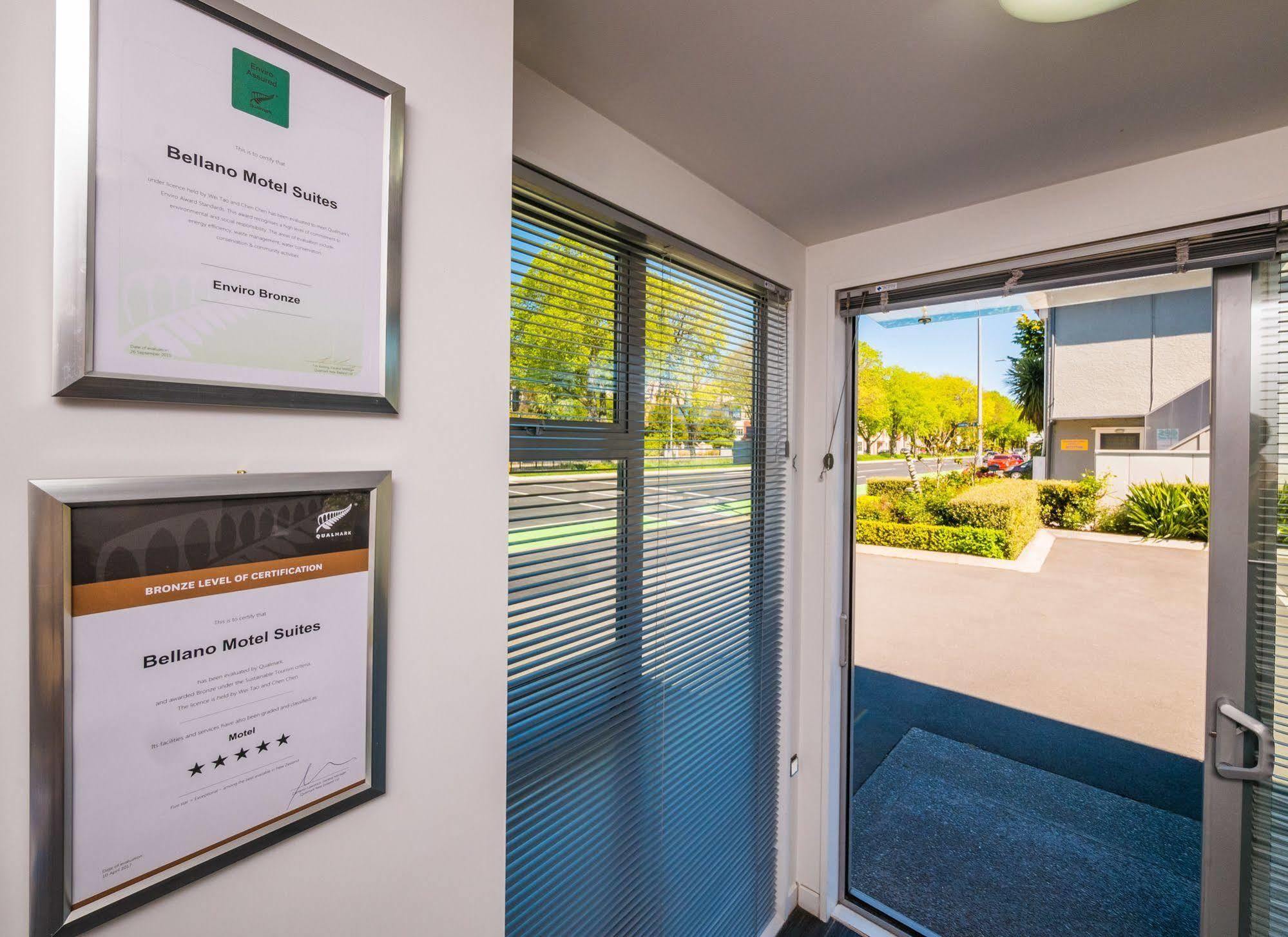 Bellano Motel Suites Christchurch Ngoại thất bức ảnh Entrance to the Business Model School